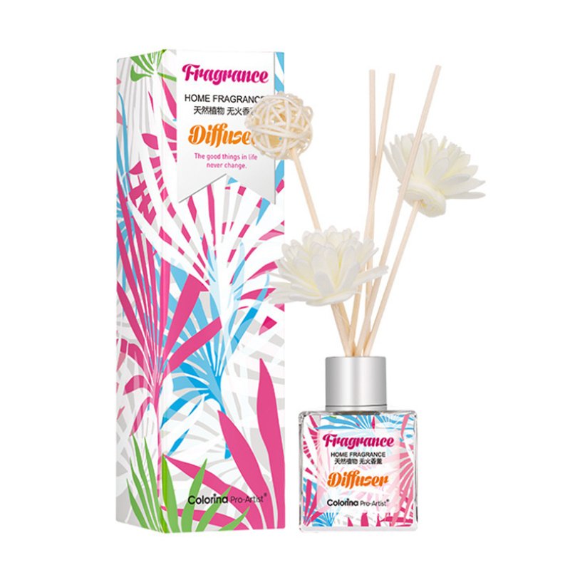 Custom Lovely Graffiti Box Glass Bottle Reed Diffuser