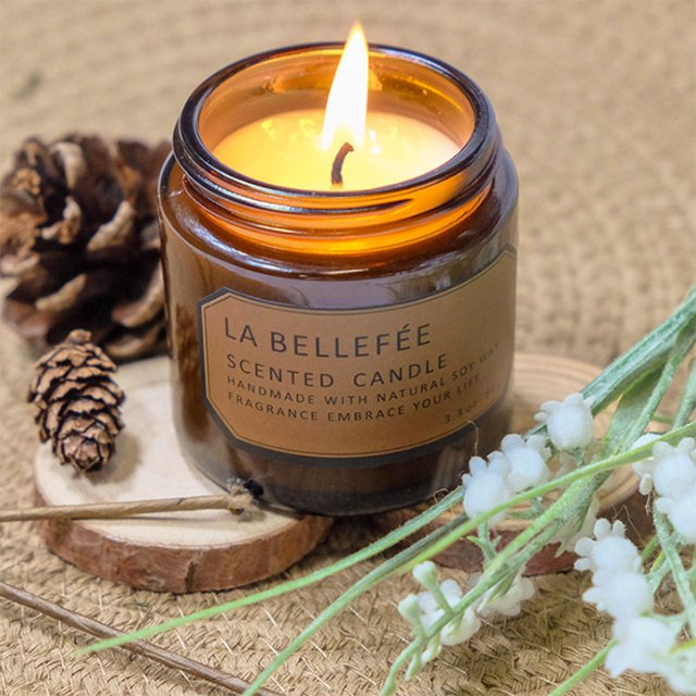 Custom Luxury Vintage Candle Jar Aromatherapy Soy Aroma Candle Scented