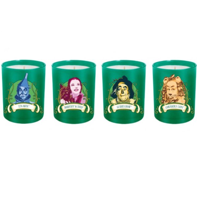 Custom Wizard of Oz Series Frosted Glass Jar Scented Soy Candle
