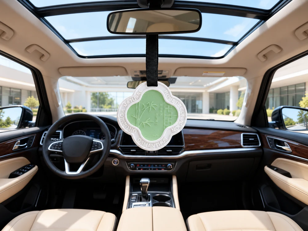 Bamboo Relief Plaster Car Air Freshener