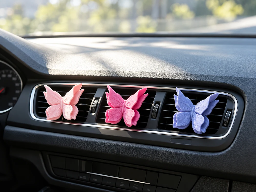 Butterfly Plaster Car Vent Diffuser