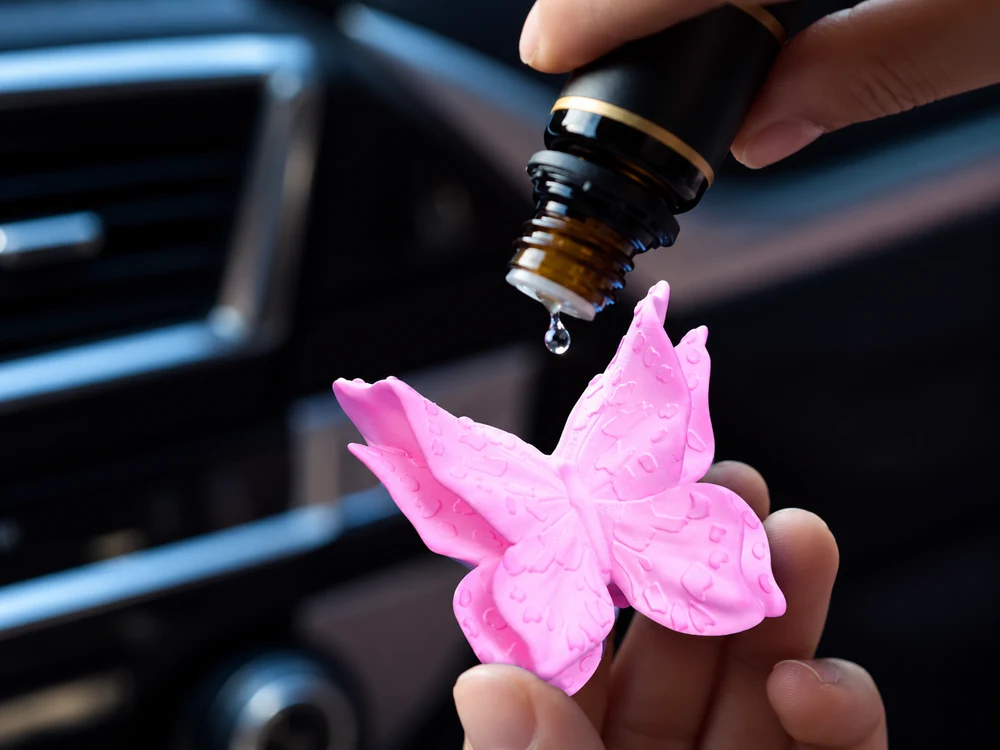 Butterfly Plaster Vent Diffuser with Fragrance Refill