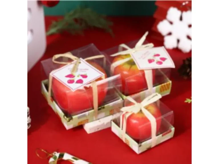 Christmas Apple Candle Gift