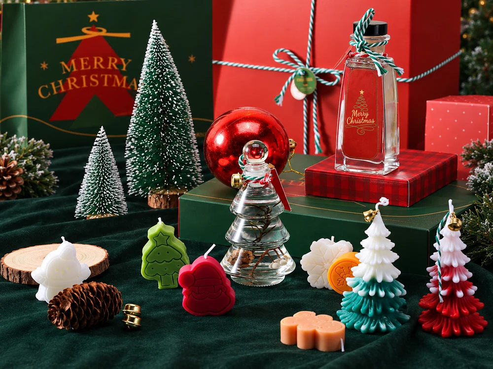 Christmas Tree Candle and Diffuser Gift Collection