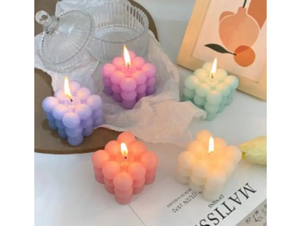 Classic Bubble Cube Candle