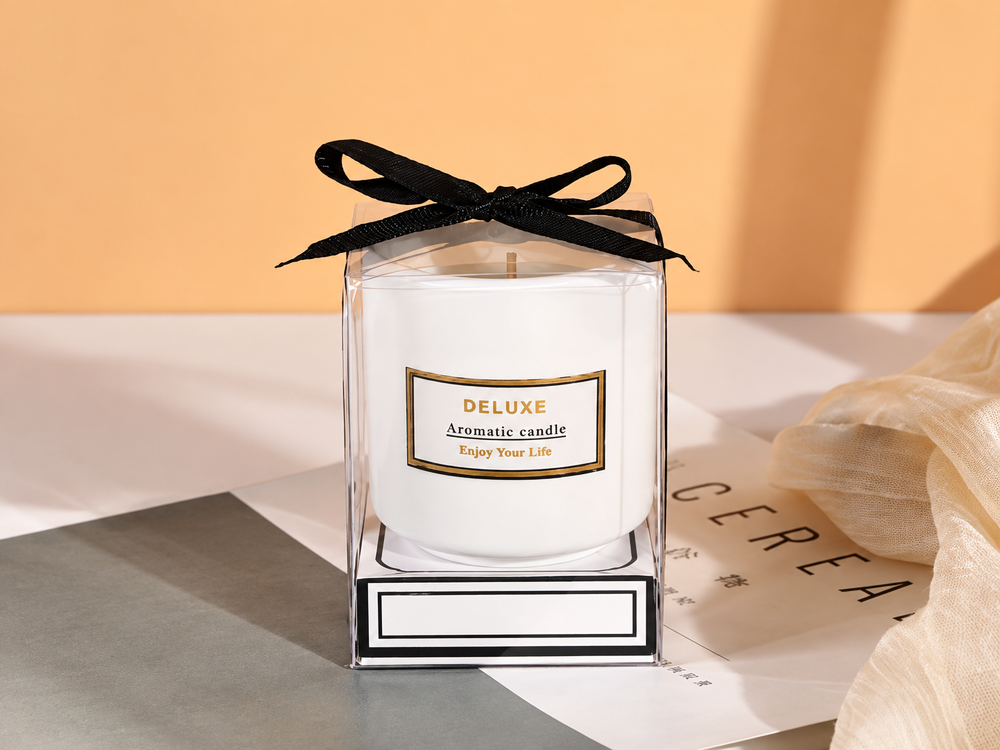 Colored Ceramic Soy Candle
