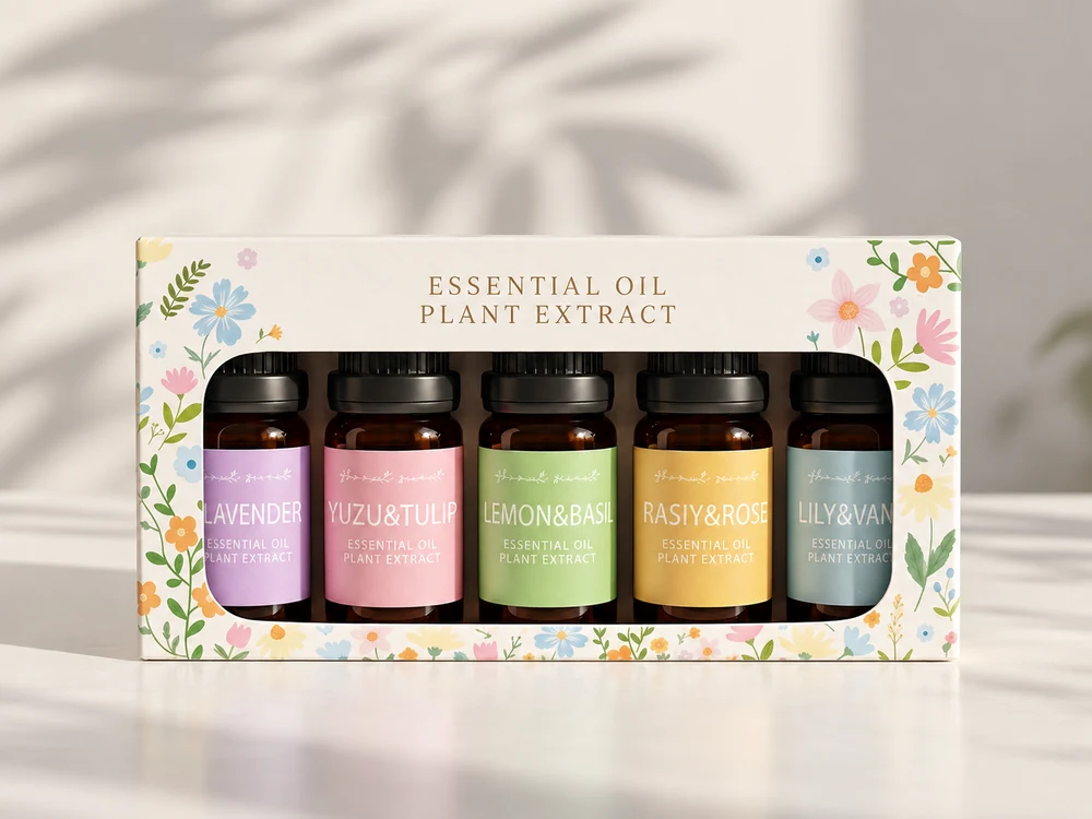 Five-Bottle 10 ml Fragrance Oil Gift Set