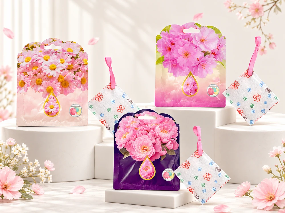 Floral Printed Hanging Scented Sachets