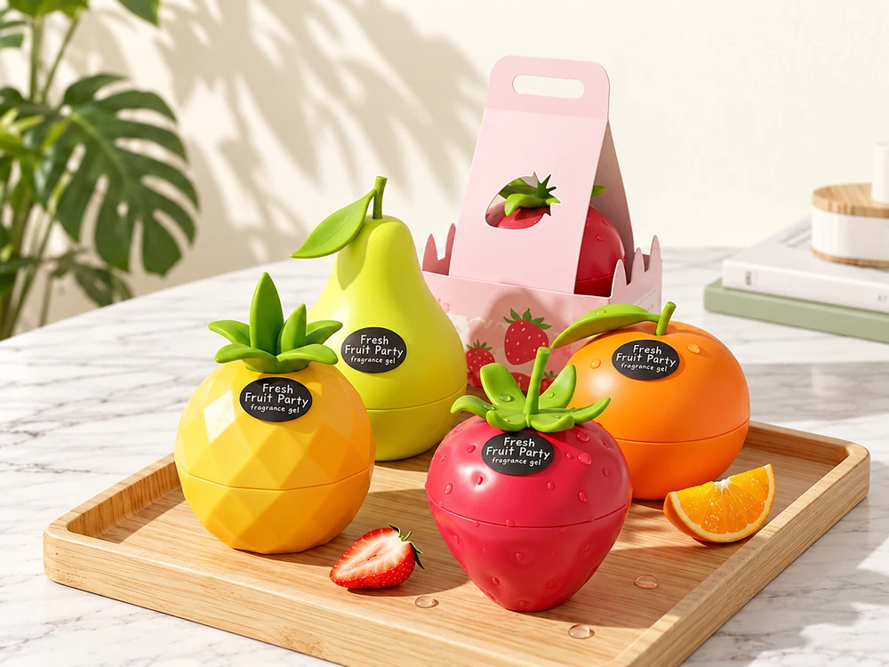 Fruit-Shaped Gel Air Freshener Collection