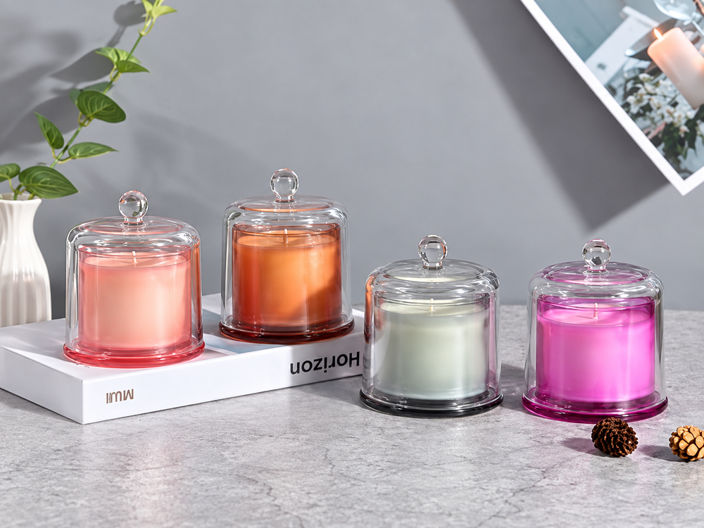 Glass Cloche Soy Candle