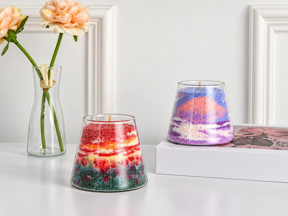 Layered Landscape Sand Wax Candle Kit