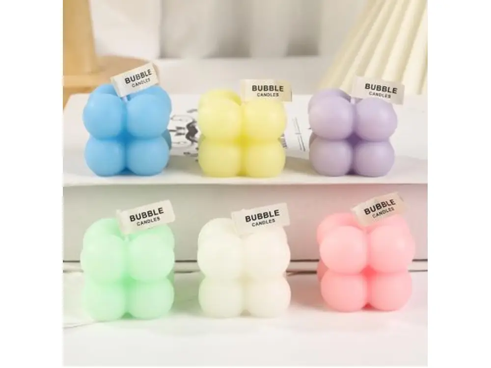 Mini Bubble Cube Candle