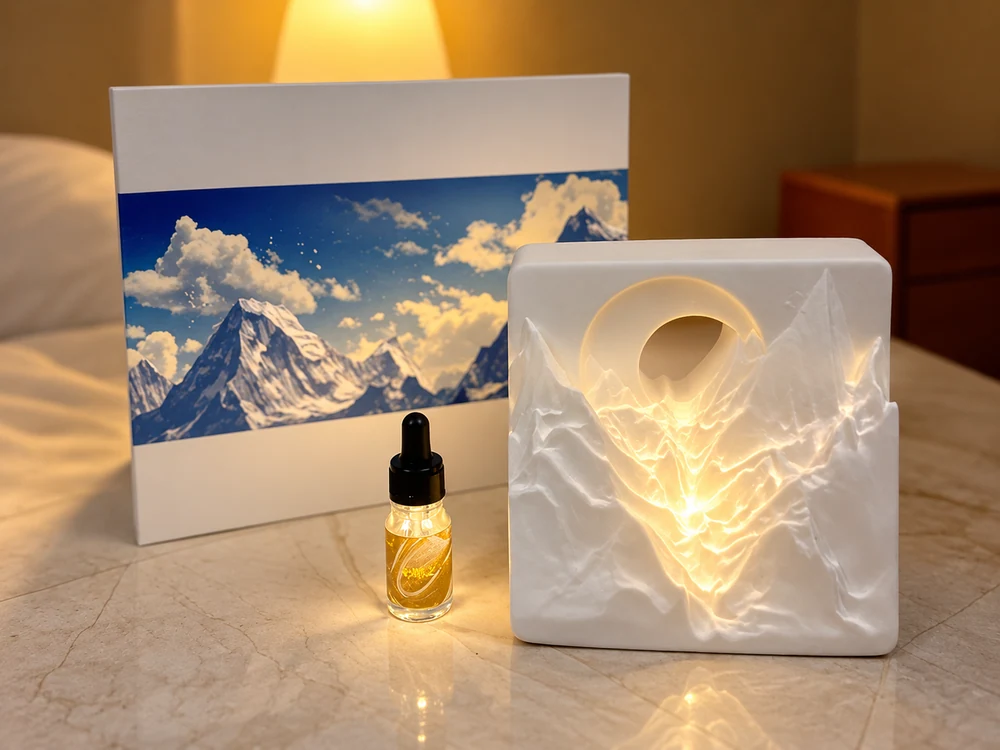 Mountain Relief Illuminated Aroma Diffuser