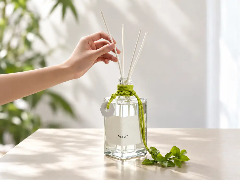 500ml Longjing Tea Reed Diffuser for private label manufacturing
