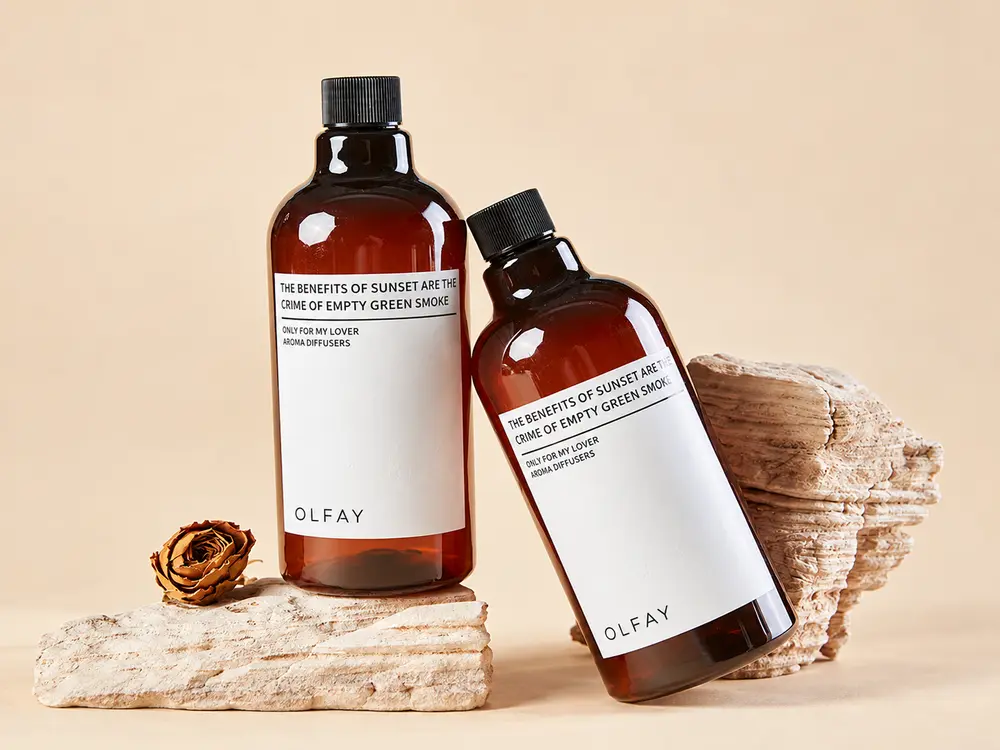 Amber Bottle Refill for Interior Scent Programs