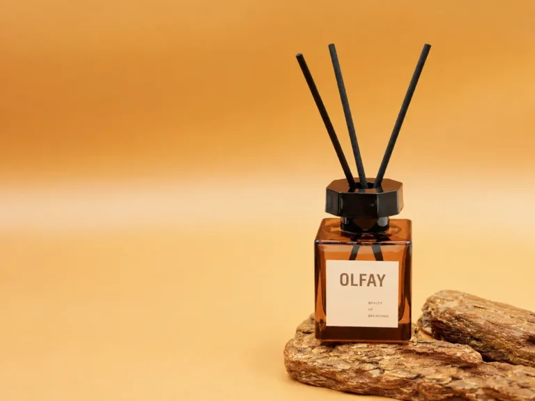 150ml Amber Square Reed Diffuser with Six Reeds