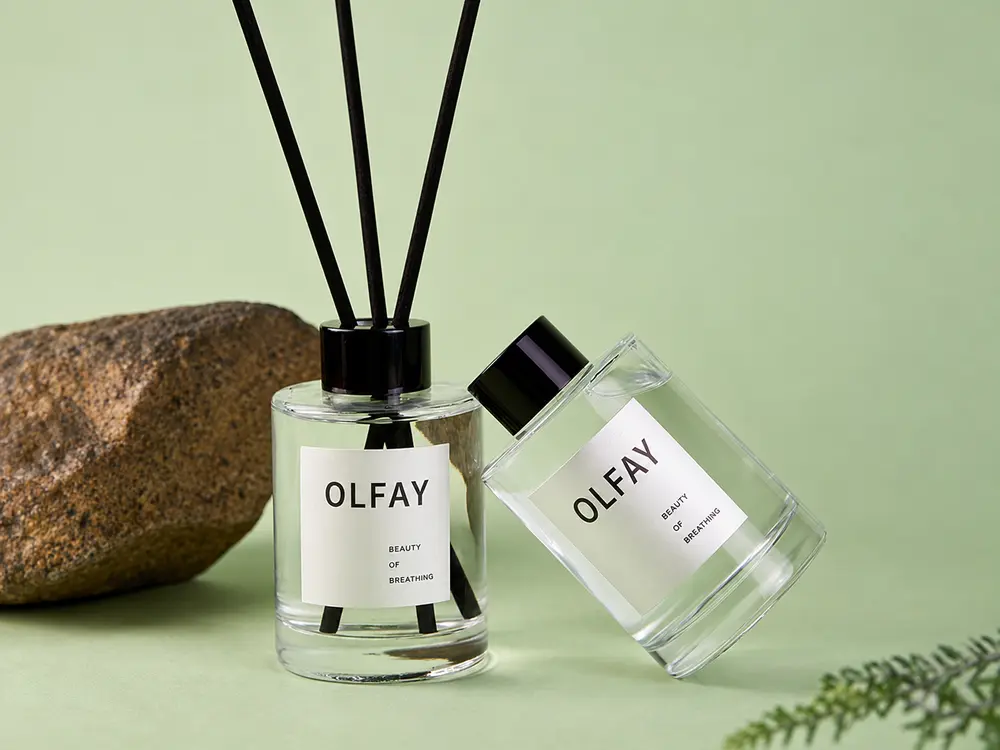 100ml Gardenia Reed Diffuser with Black Collar