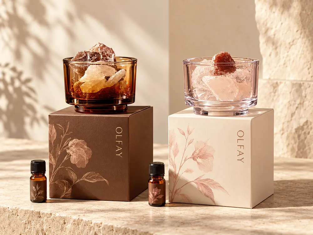 Crystal Stone Diffuser and Fragrance Oil Set