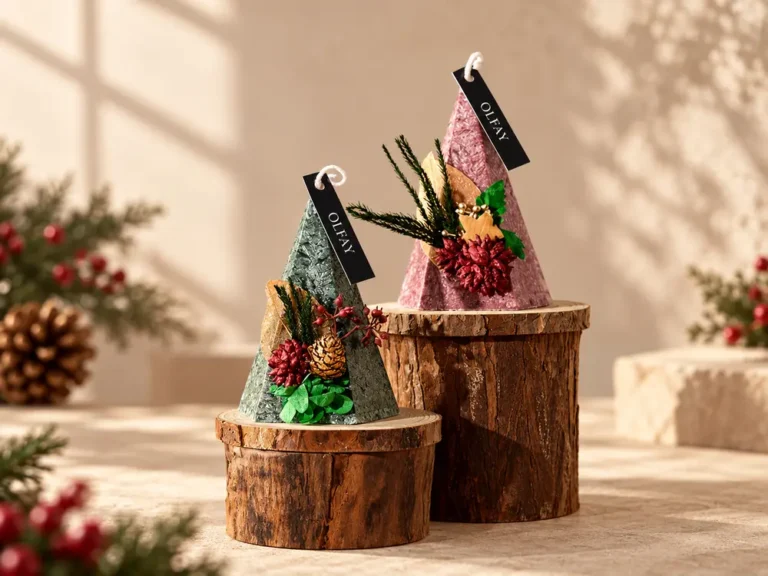 Decorative Christmas Tree Scented Candle