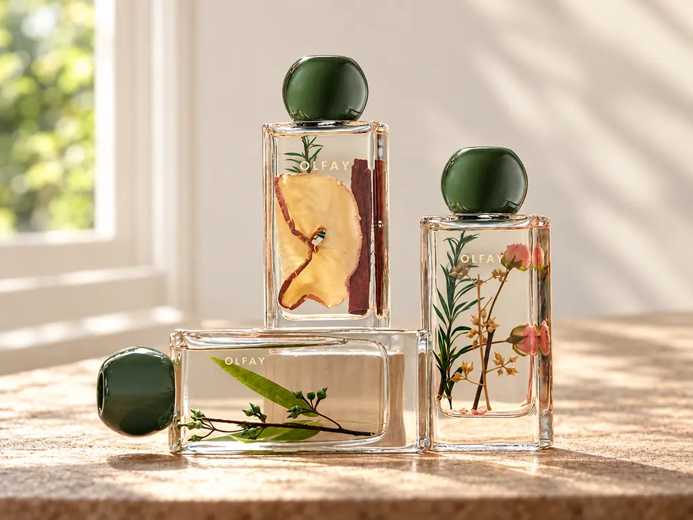Dried Botanical Reed Diffuser in a Square Bottle