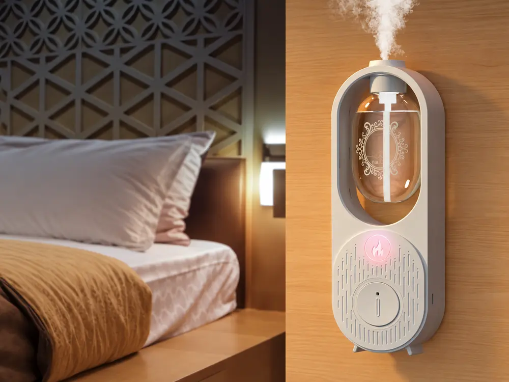 Flame-Effect Automatic Aroma Diffuser