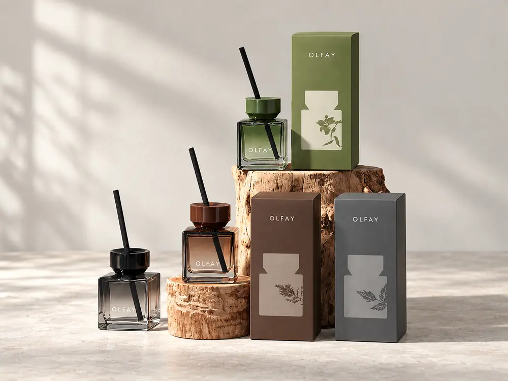 Forest Reed Diffuser with Wooden Collar