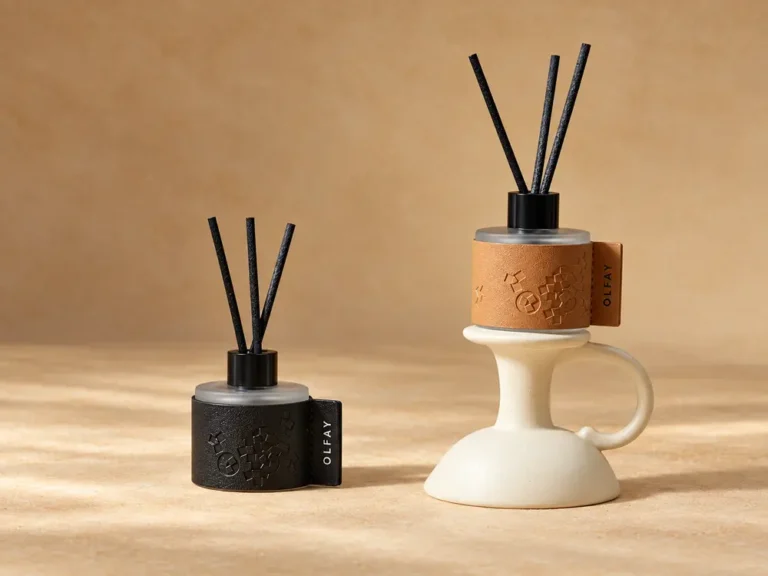 Leather Look Car Fragrance Vessel