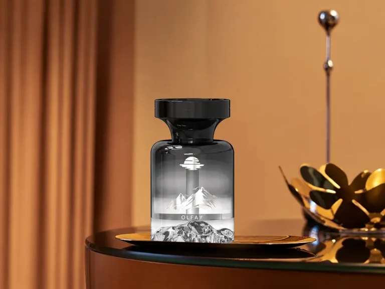 Mountain-Scene Car Fragrance Bottle