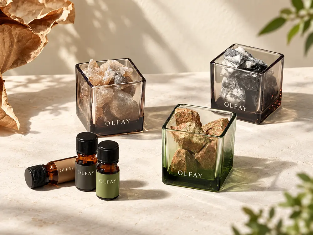 Natural Crystal Stone Diffuser and Oil Set