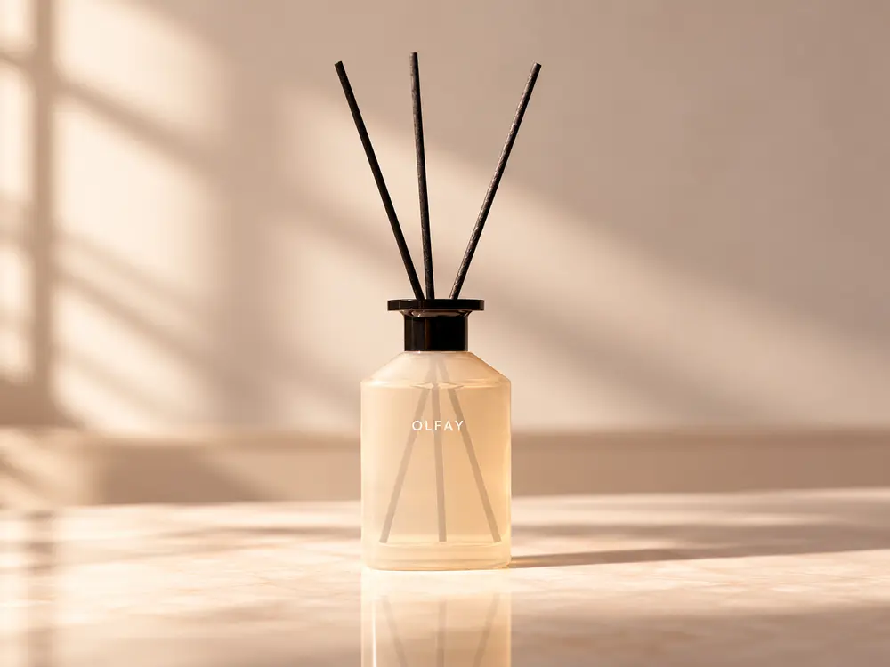 Osmanthus Reed Diffuser in Faceted Glass