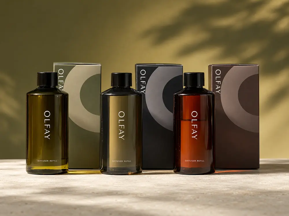 Reed Diffuser Refill in Amber Glass Bottles for private label manufacturing