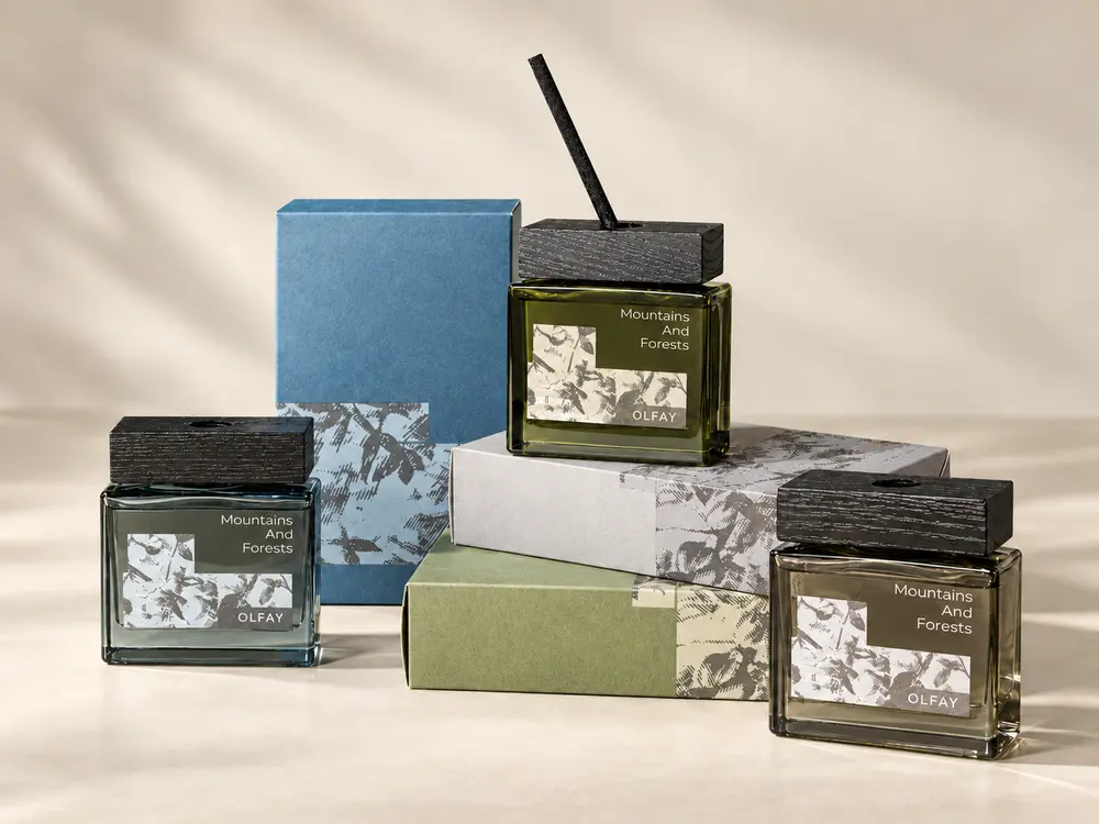 Square Glass Reed Diffuser Gift Collection