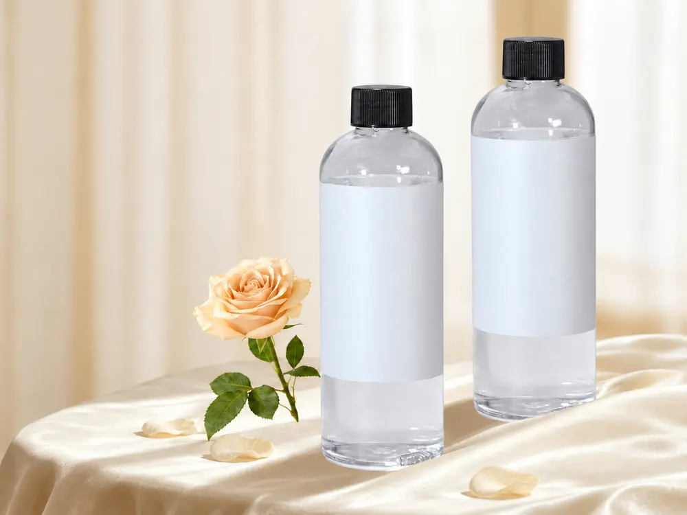 Clear Bottle Rose Reed Diffuser Refill
