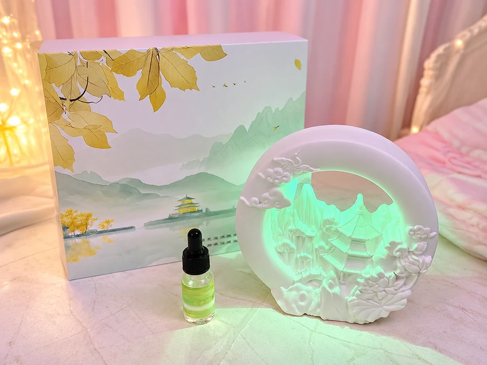 Pagoda Relief Plaster Aroma Lamp