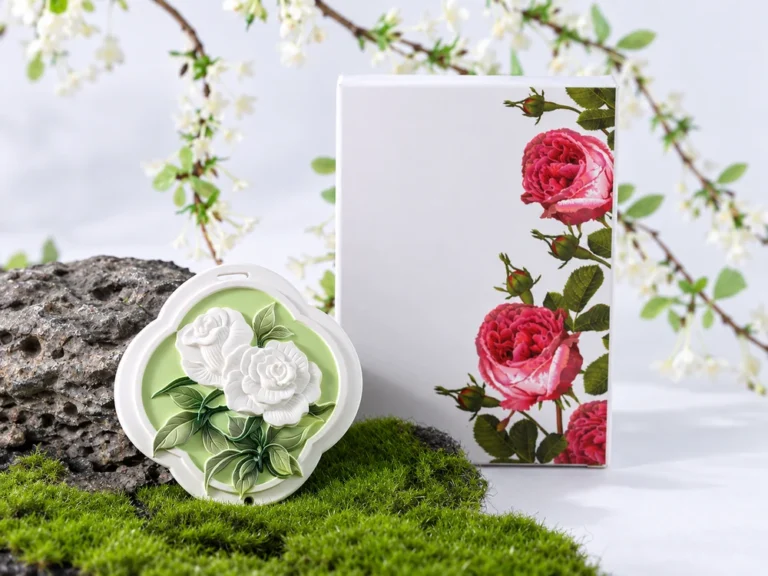 Painted Rose Bouquet Plaster Scent Hanger