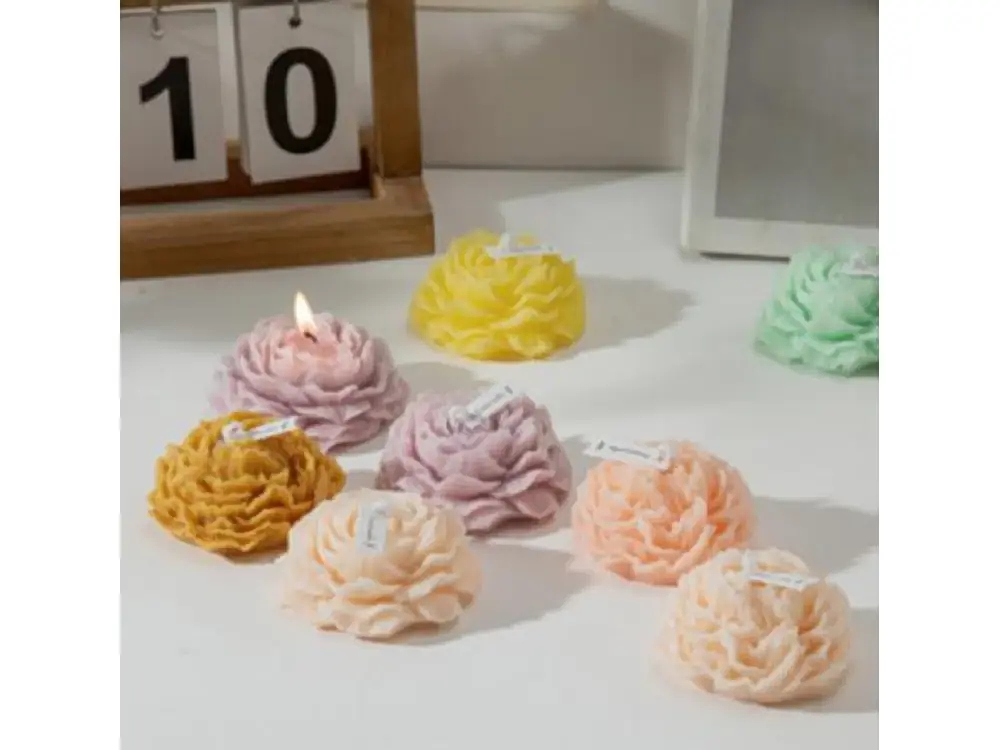 Peony Flower Scented Candle