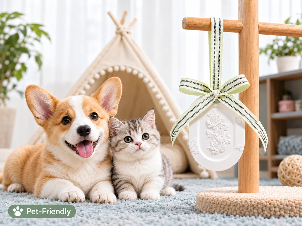 Pet-Friendly Bamboo Relief Plaster Scent Hanger