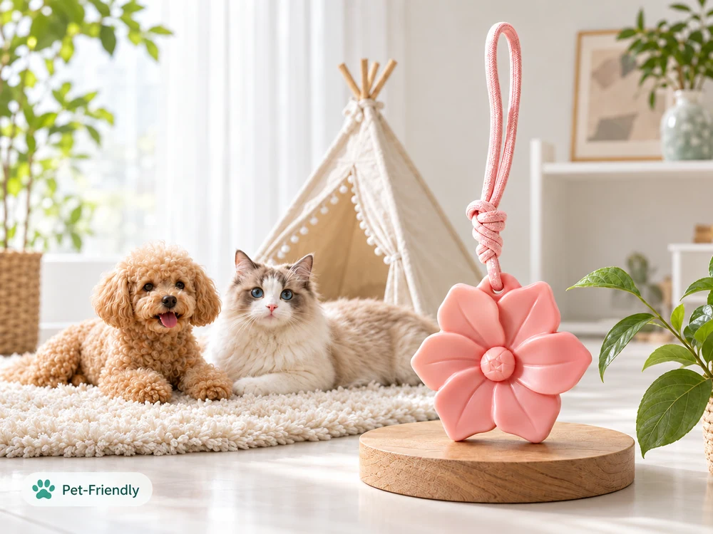 Pet-Friendly Camellia Flower Scented Hanger