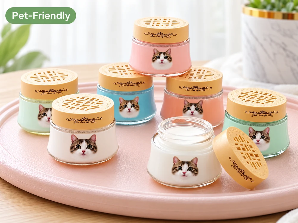 Pet-Friendly Gel Home Air Freshener Jars