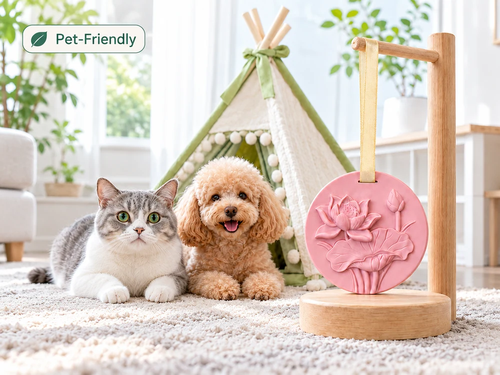 Pet-Friendly Lotus Plaster Fragrance Hanger