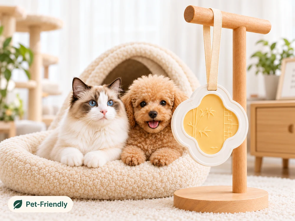 Pet-Friendly Lucky Bamboo Plaster Scent Hanger