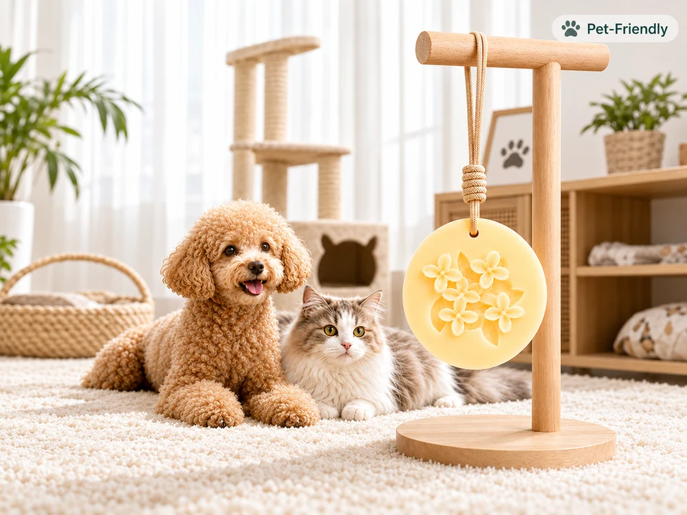 Pet-Friendly Osmanthus Scented Wax Pendant
