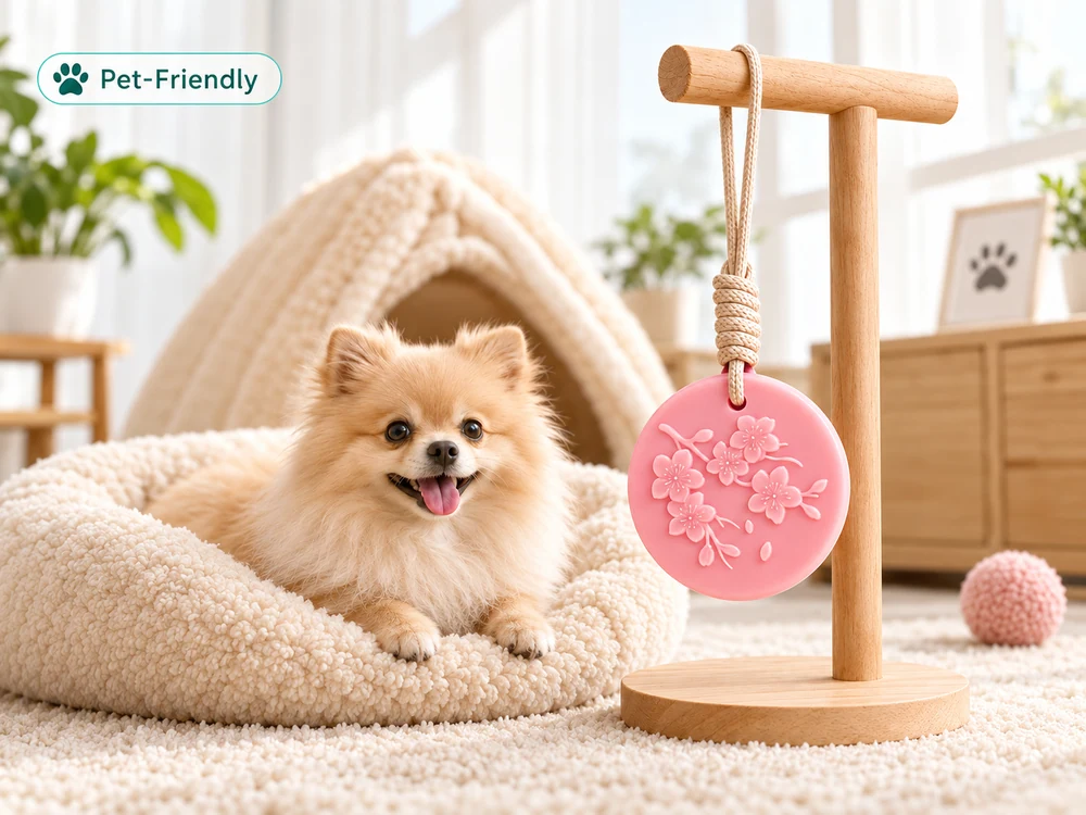 Pet-Friendly Peach Blossom Fragrance Hanger
