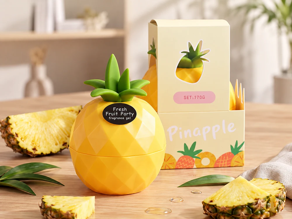 Pineapple-Shaped Gel Air Freshener
