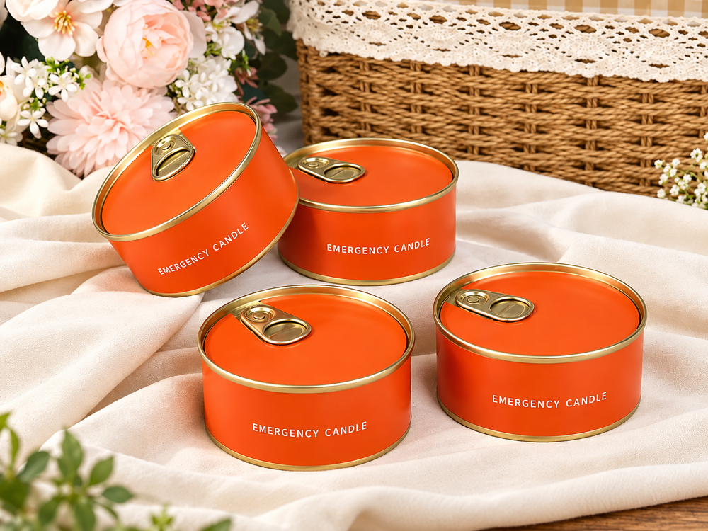 Pull-Tab Emergency Tin Candle