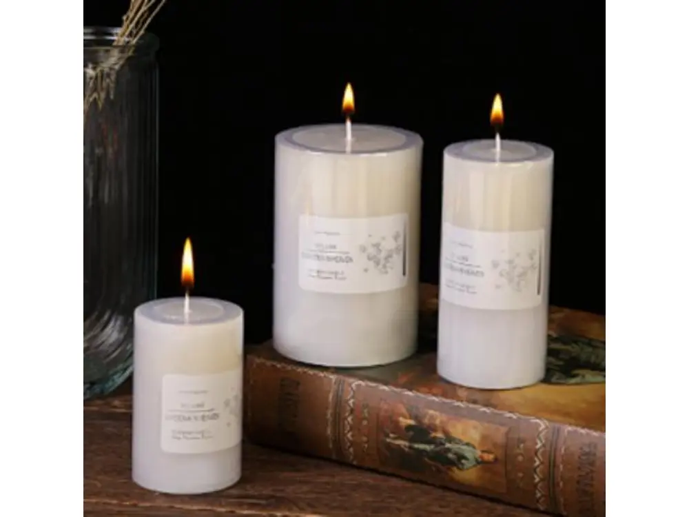 Scented Round Pillar Candle Collection - product view 2