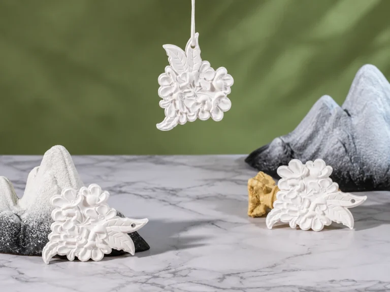 Sculpted Osmanthus Plaster Fragrance Ornament