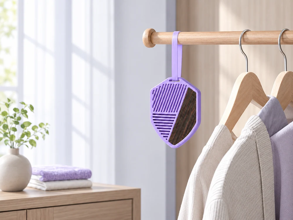 Shield-Shaped Hanging Car Air Freshener