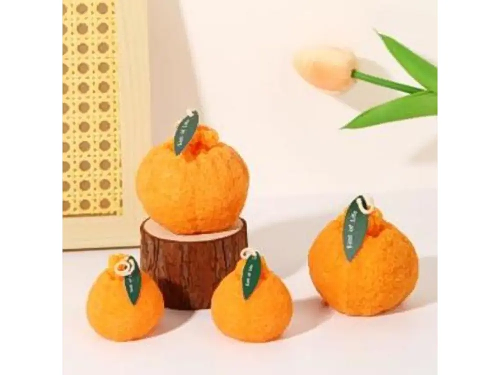 Small Mandarin Orange Candle
