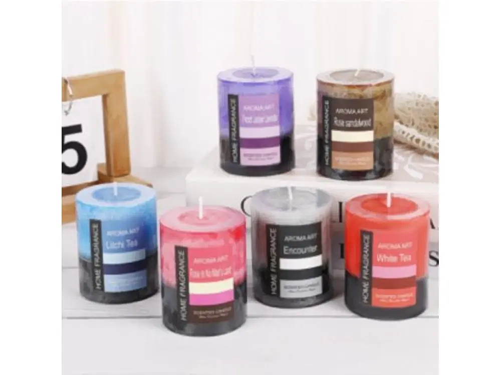 Two-Layer Scented Pillar Candle